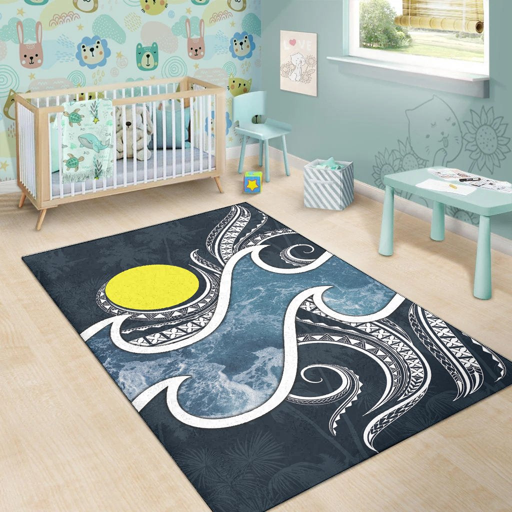 Palau Polynesian Area Rug - Ocean Style - Polynesian Pride