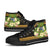 Solomon Islands High Top Shoes - Polynesian Gold Patterns Collection - Polynesian Pride