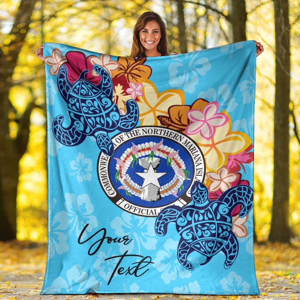 Northern Mariana Islands Custom Personalised Premium Blanket - Tropical Style - Polynesian Pride