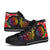 American Samoa High Top Shoes - Tropical Hippie Style - Polynesian Pride