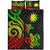 Nauru Quilt Bed Set - Reggae Tentacle Turtle - Polynesian Pride