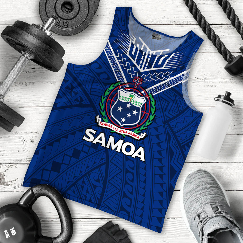 Samoa Men Tank Top - Samoan Warrior Pride - LT12 - Polynesian Pride