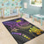 Tuvalu Custom Personalised Area Rug - Pink Turtle - Polynesian Pride