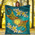 Northern Mariana Islands Polynesian Blanket - Manta Ray Ocean - Polynesian Pride