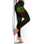 Fiji Polynesian Women's Legging - Reggae Turtle Hibiscus Flower Frame Vintage - Polynesian Pride