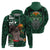 Hawaii Football Polynesian Warrior Hoodie July Style Unisex Green - Polynesian Pride