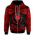 Hawaii Polynesian Custom Zip Hoodie Hawaii Pride Red Version Unisex Red - Polynesian Pride