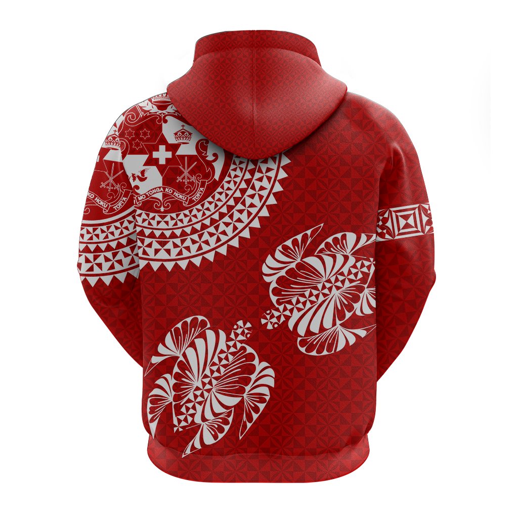 Valentine Day Tonga Couple Love Hoodie Tongan Turtle LT12 - Polynesian Pride