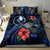 Yap Micronesia Bedding Set - Blue Turtle Hibiscus - Polynesian Pride