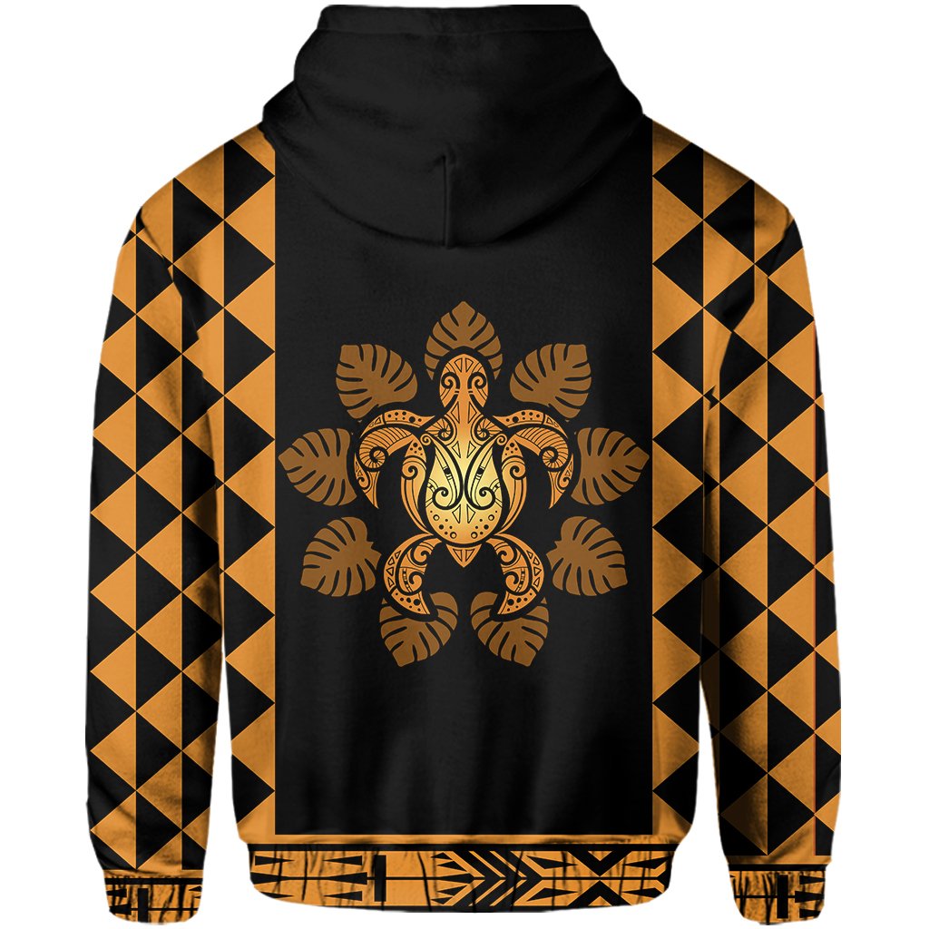 Hawaii Hoodie Kakau Turtle Zip Hoodie - Polynesian Pride