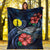 New Caledonia Polynesian Premium Blanket - Blue Turtle Hibiscus - Polynesian Pride