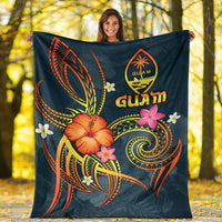 Guam Polynesian Premium Blanket - Legend of Guam (Blue) - Polynesian Pride