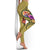 Tahiti Polynesian Legging - Floral With Seal Gold - Polynesian Pride