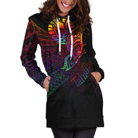 Tahiti Hoodie Dress - Butterfly Polynesian Style - Polynesian Pride