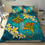 New Caledonia Polynesian Bedding Set - Manta Ray Ocean Blue - Polynesian Pride