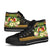 Tonga High Top Shoes - Polynesian Gold Patterns Collection - Polynesian Pride