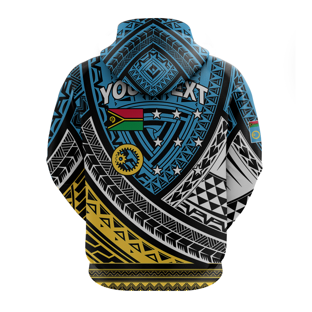 Custom Vanuatu Sanma Province Tribal Pattern Hoodie LT12 - Polynesian Pride