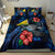 Tokelau Polynesian Bedding Set - Blue Turtle Hibiscus - Polynesian Pride