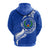 Pohnpei Hoodie Micronesia Pride Blue LT12 - Polynesian Pride