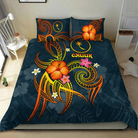 Chuuk Polynesian Bedding Set - Legend of Chuuk (Blue) - Polynesian Pride
