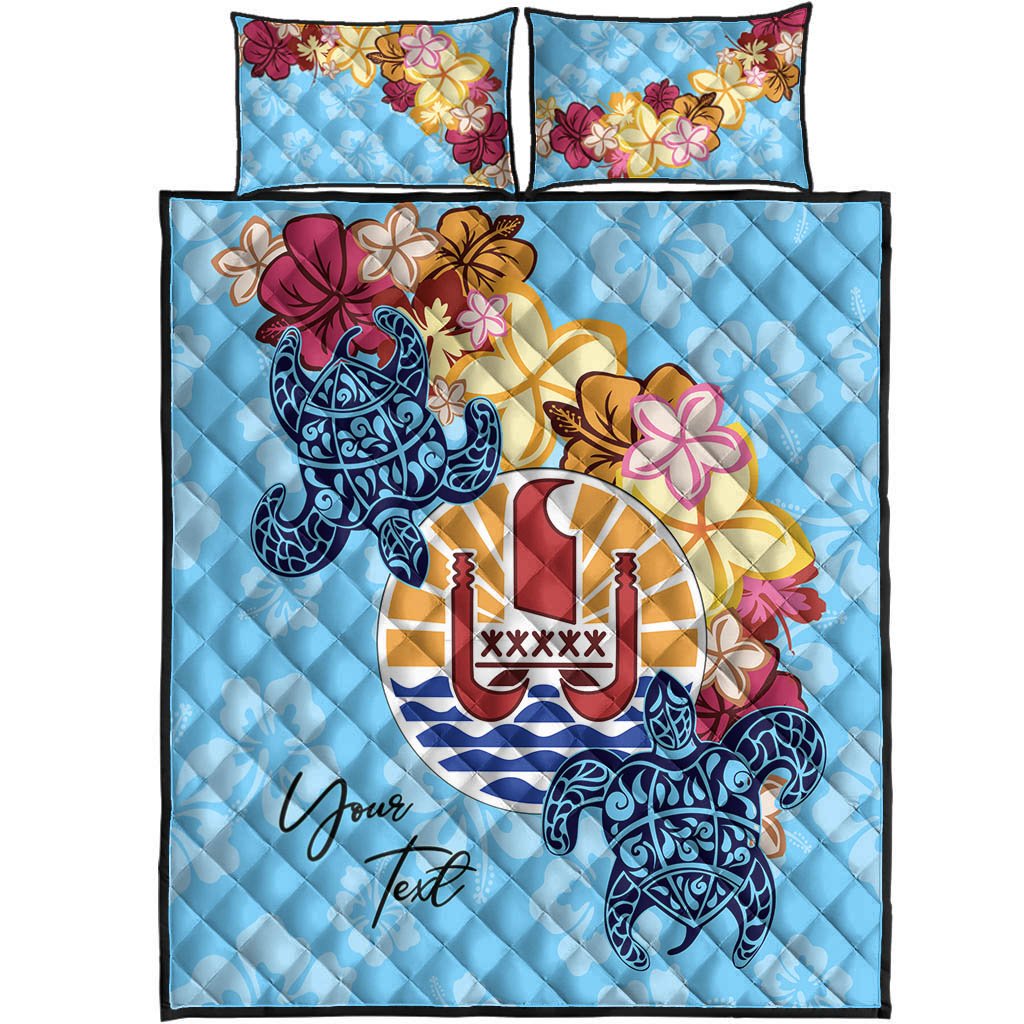 French Polynesia Custom Personalised Quilt Bed Set - Tropical Style - Polynesian Pride