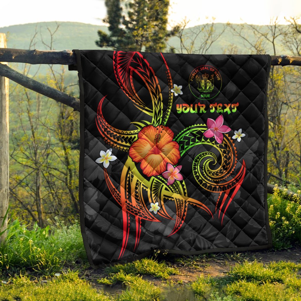 Niue Polynesian Personalised Premium Quilt - Legend of Niue (Reggae) - Polynesian Pride