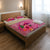 Tokelau Polynesian Bedding Set - Floral With Seal Pink - Polynesian Pride