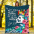 (Custom Personalised) Tahiti Mothers Day With Green Turtle Blanket - LT12 - Polynesian Pride