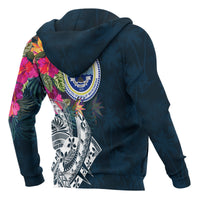 Federated States of Micronesia Zip up Hoodie Summer Vibes - Polynesian Pride