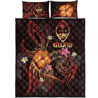 Guam Polynesian Quilt Bed Set - Legend of Guam (Red) - Polynesian Pride