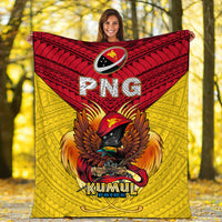 Papua New Guinea Rugby Kumul Pride Blanket - LT2 - Polynesian Pride