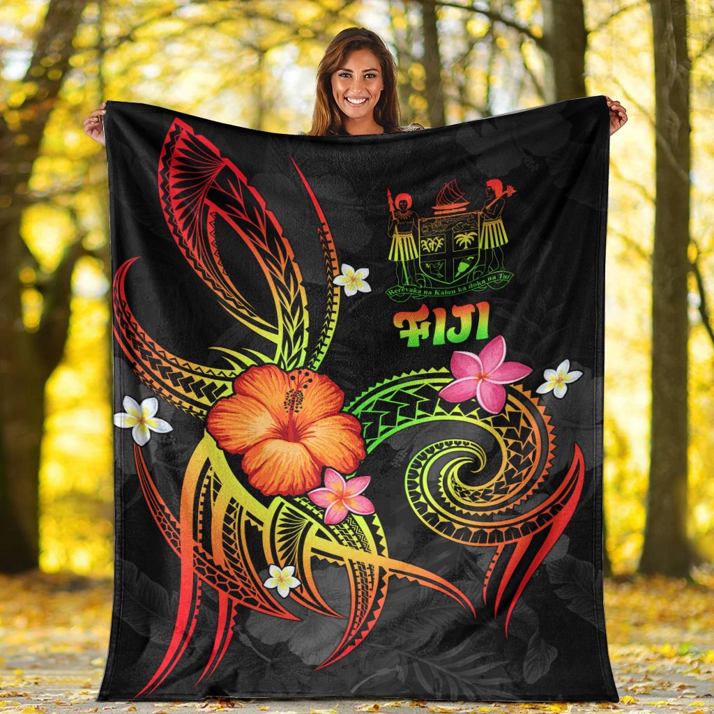 Fiji Polynesian Premium Blanket - Legend of Fiji (Reggae) - Polynesian Pride