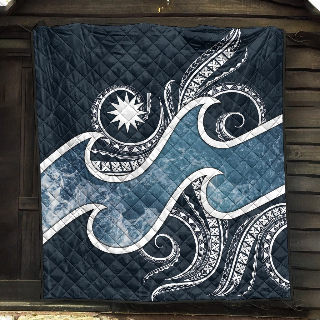 Nauru Polynesian Premium Quilt - Ocean Style - Polynesian Pride