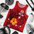 (Custom Personalised) Tahiti Maohi Men Tank Top - Hibiscus With Tribal - LT12 - Polynesian Pride