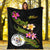 Niue Polynesian Blanket - Plumeria Tribal - Polynesian Pride