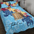 Tokelau Quilt Bed Set - Tropical Style Blue - Polynesian Pride