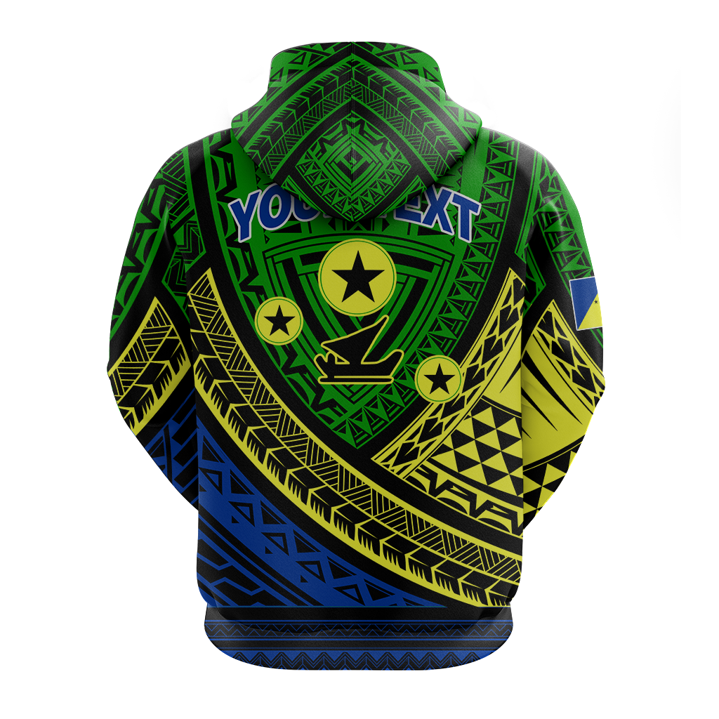 Custom Vanuatu Malampa Province Tribal Pattern Hoodie LT12 - Polynesian Pride