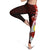 New Caledonia Polynesian Custom Personalised Legging - Coat Of Arm With Hibiscus - Polynesian Pride