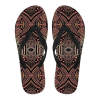 Polynesian Flip Flops Grown Men's Flip Flops Black - Polynesian Pride