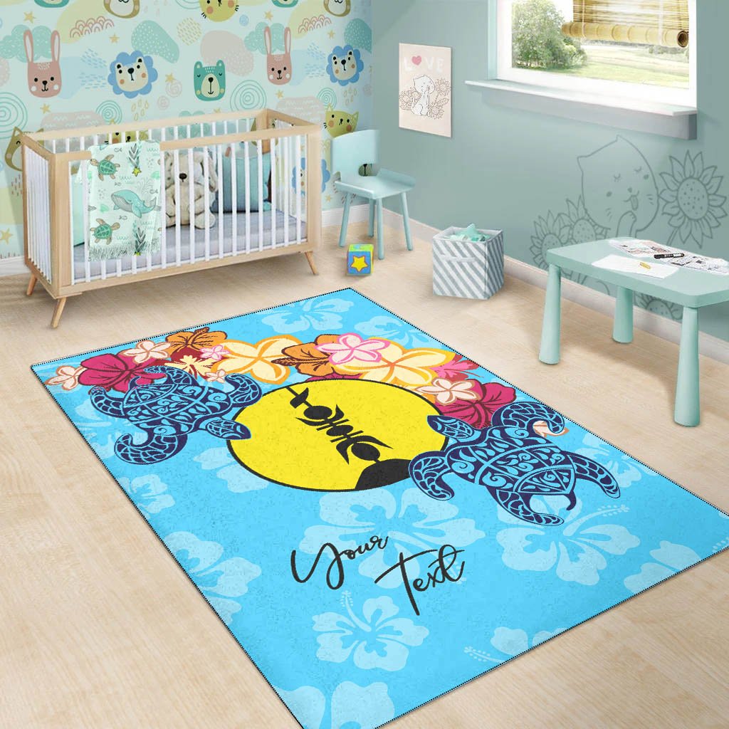 New Caledonia Area Rug - Custom Personalised Tropical Style - Polynesian Pride
