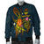 Guam Polynesian Personalised Men's Bomber Jacket - Legend of Guam (Blue) - Polynesian Pride