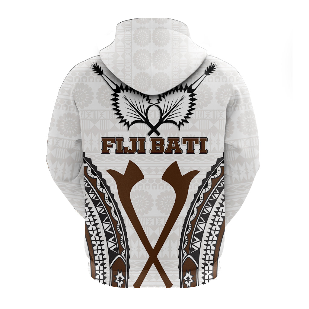 Fiji Bati Tapa Pattern Hoodie LT12 - Polynesian Pride