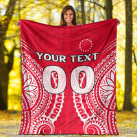 (Custom Personalised) Cook Islands Atiu Blanket - Tribal Pattern - LT12 - Polynesian Pride