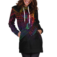 Palau Hoodie Dress - Butterfly Polynesian Style - Polynesian Pride