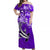 Custom Polynesian Hammerhead Shark Matching Hawaiian Outfits For Couples Purple LT13 - Polynesian Pride