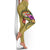 Fiji Polynesian Legging - Floral With Seal Gold - Polynesian Pride