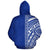 Polynesian Custom Zip up Hoodie Blue Poly Line - Polynesian Pride