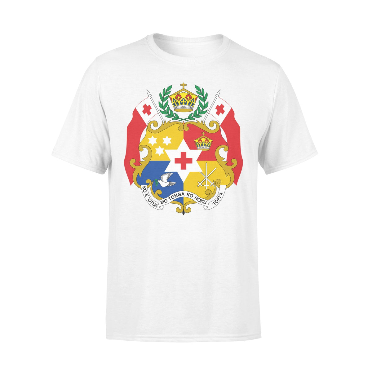 Tonga T Shirt Tonga Coat of Arm - Polynesian Pride