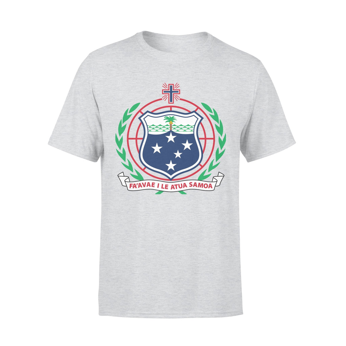 Samoa T Shirt Samoan Coat of Arm - Polynesian Pride