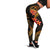 Guam Polynesian Women Legging - Gold Plumeria - Polynesian Pride